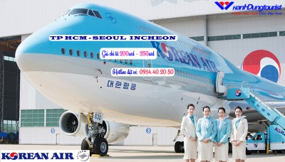 KHUYẾN MÃI LỚN - BAY TP HCM - SEOUL INCHEON ?GIÁ CHỈ TỪ 200usd - 350usd