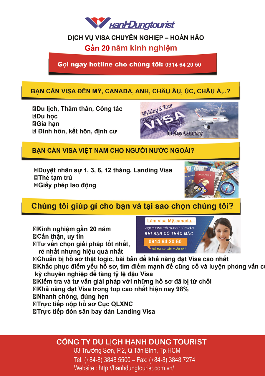 dịch vụ visa chuyên nghiệp
